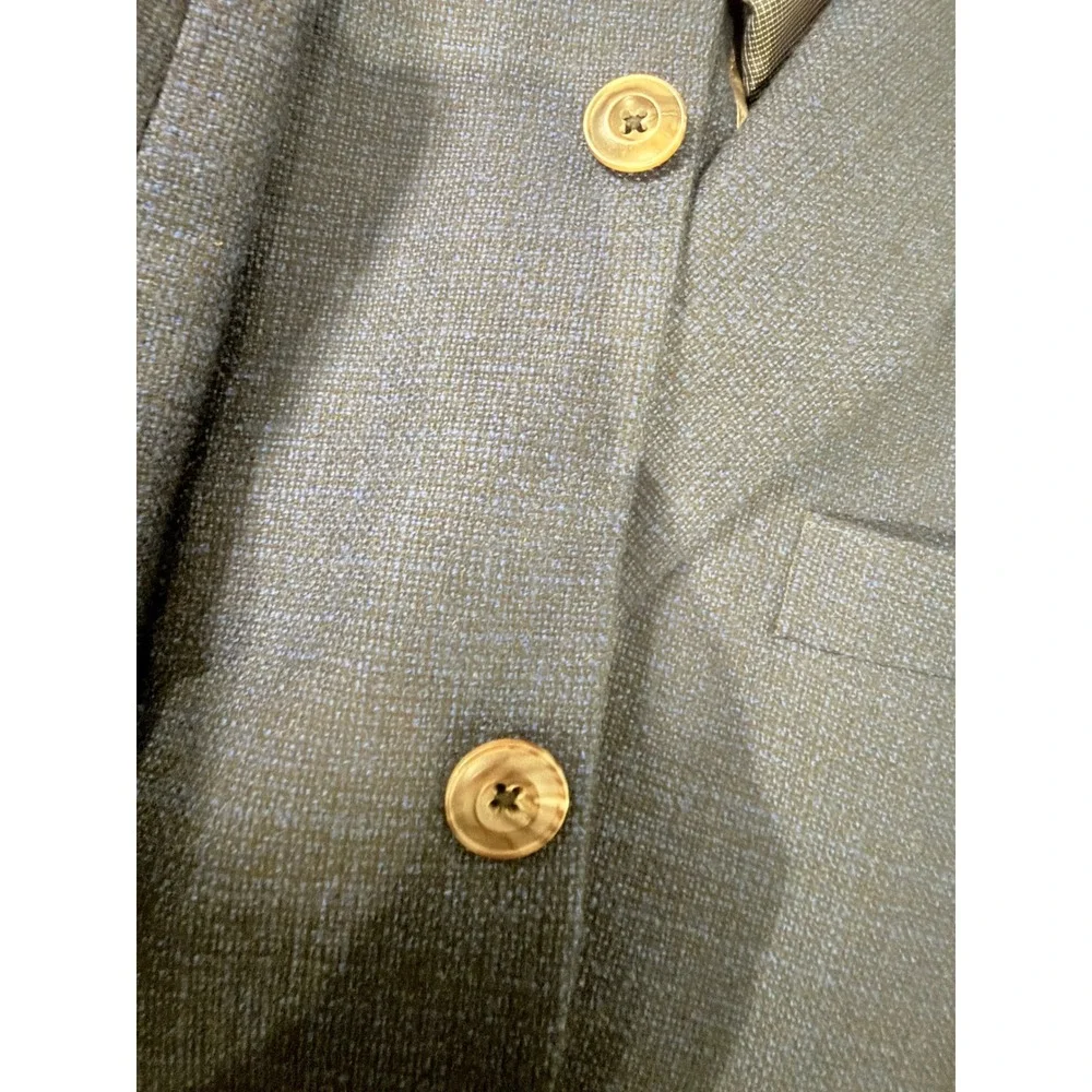 Jack Victor Blazer Men Size 46 Blue Super 110s Wool Sport Coat‎ Italy